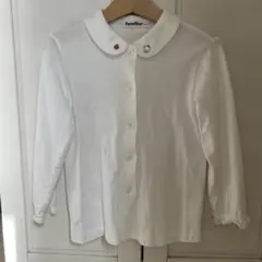 familiar 長袖シャツ 110 ホワイト