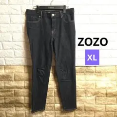 ZOZO オリジナル　デニムパンツ インディゴ XLサイズ　レディースのサムネイル