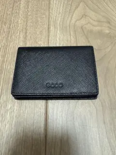 ECCO カードケース ブラック 豚革