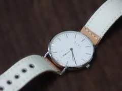 Knot スモールセコンド シルバー＆ホワイト／カイハラデニムストラップのサムネイル