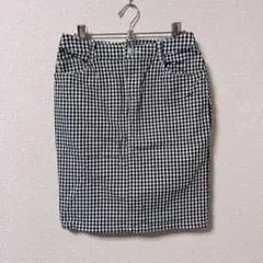 ローリーズファーム ギンガムチェックタイトスカート ストレッチのサムネイル