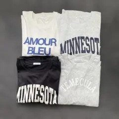 GLOBAL WORK 半袖Tシャツ 4点セット