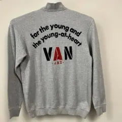 VAN .jac ハーフジップ スウェット・グレー(Ｌ)のサムネイル