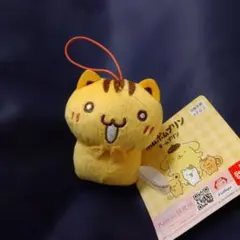 ポムポムプリン チームプリン　ベーグル　ぬいぐるみ マスコット　9cm