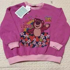 トイストーリー　ロッツォ　トレーナー　ピンクくま