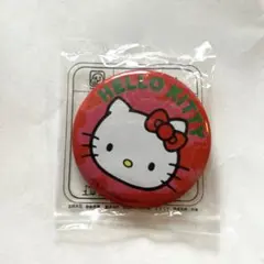 ハローキティ 缶バッジ 赤