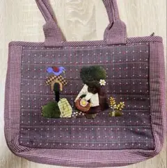 ★最終出品・6400→4900★お買い物スーちゃん＆ことり　トートバッグ
