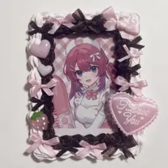 ♡ ホイップデコ トレカケース 量産型 ピンク リボン バレンタイン b8 ♡