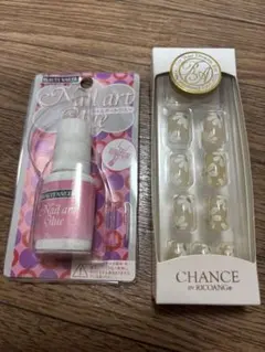 BEAUTY NAILERネイルアートグルーCHANCEネイルチップ 2点セットのサムネイル