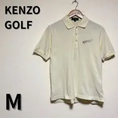 KENZO GOLF ケンゾーゴルフ 半袖ポロシャツ 刺繍ロゴ アイボリーのサムネイル