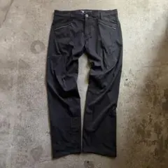 13SS Oakley 立体裁断 ジップ ロゴ パンツ ブラックのサムネイル