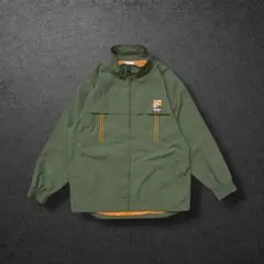 【非売品】サントリーBOSSナイロンジャケットメッシュカーキオレンジノベルティ