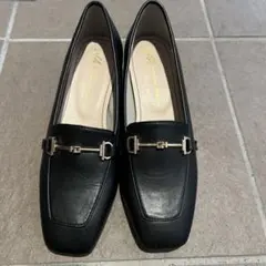 跳べるパンプス ORiental TRaffic ビットローファー　黒　23cm