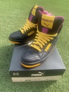 PUMA 2004年限定復刻CAT HI黒/紫26.5cmキャットハイ　美品