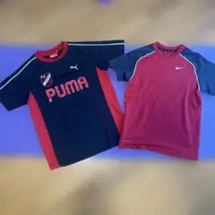 PUMA NIKE 半袖 160 S メッシュ tシャツ