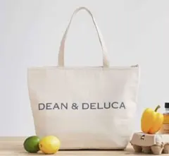 【新品】DEAN & DELUCA 保冷機能付きコットン素材のロゴトート