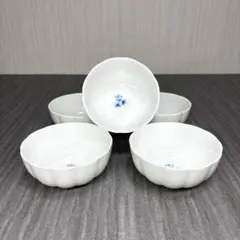 5客 有田焼 幸山窯 小鉢 染付 色絵 小皿 煮物 深皿 和食器 豆皿 和風