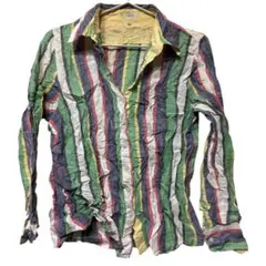 長袖シャツ 【42】ストライプ シャツトップス おしゃれ服 カジュアル服