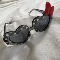 ディズニー　ミニーマウス　サングラス　ハート　ドット