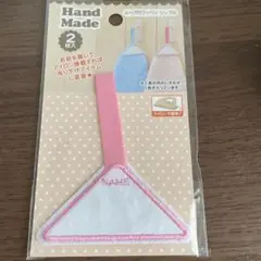 ループ付きワッペン☆ピンク☆1枚