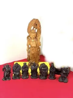 ✨開運&インテリアに✨七福神X7体✨と仏像X1✨✨8点セット