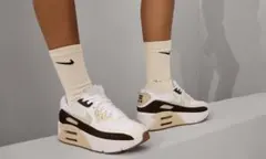 【美品】NIKE ナイキ エアマックス 90 LV8 厚底スニーカー 22.5