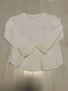 ZARA 長袖カットソー ホワイト 116cm
