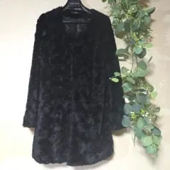 DURAS 黒 ファーコートF