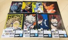 一番くじ 僕のヒーローアカデミア G賞 クリアファイル ステッカーセット 8種類