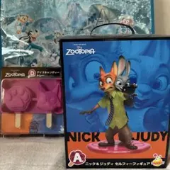 Zootopia Nick & Judy セルフィーフィギュア＋アイストレー