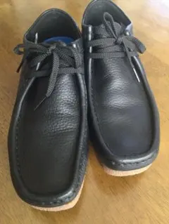 クラークスモカシン シェイカーII ブラックレザー　靴