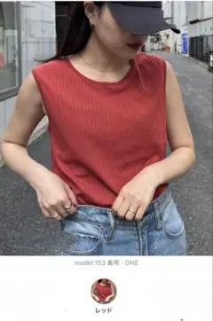 CIAOPANIC TYPY/チャオパニックティピー/￼タンクトップ /レッドのサムネイル
