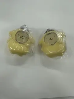 ポムポムプリン 2個 フォトフレームマスコット2