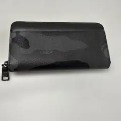 COACH メンズ 長財布 カモフラージュ柄