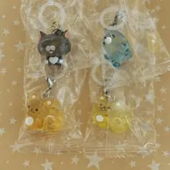 うさぎのモフィ　ソラ　モグ　リー　スー　めじるしアクセサリー　ガチャ