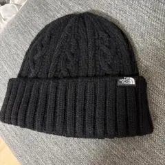 THE NORTH FACE 黒 ニット帽 ケーブル編み 新品未使用