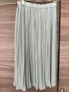 GREEN LABEL RELAXING プリーツスカート ミントグリーン
