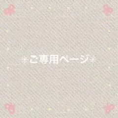 ご専用ページです。