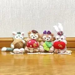 クリスマスディライト ダッフィー ぬいぐるみストラップ ぬいぐるみ