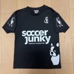 激レア美品！ soccer junky 半袖シャツ ブラック 140 ウェアのサムネイル