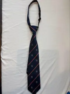 ネイビー ストライプ ネクタイ(キッズ用)