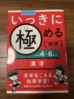 くもん出版 いっきに極める国語 小学4-6年の漢字