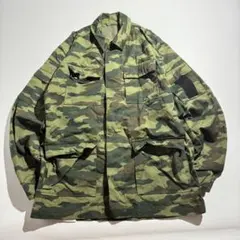 ロシア軍 フローラ迷彩 BDU ミリタリー ジャケット 軍物 古着 アメカジのサムネイル