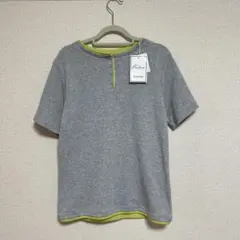 新品タグ付　Blistorm 半袖Tシャツ グレー×ライム Mのサムネイル