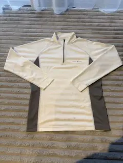 モンベル　クール ロングスリーブジップシャツ Men’s Mサイズ　ホワイト