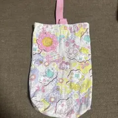 花柄 シューズバッグ 靴袋　値引き可