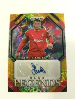 ジェイミーキャラガー 直筆サイン入り 引退試合記念ユニフォーム ジェイミー・キャラガーがリヴァプールのユニフォームにサイン