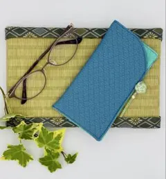 和柄布メガネケース　着物正絹リメイク眼鏡ケース　★おまとめ割引★