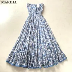 未使用タグ付き＊MARIHA 草原の夢のドレス ベアワンピース 36 リーフ柄 未使用タグ付き＊MARIHA 草原の夢のドレス ベアワンピース 36 リーフ柄