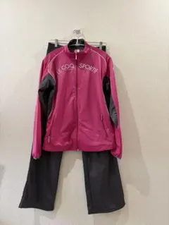 le coq sportif ジャージ上下セット ピンク×グレー　L〜LLのサムネイル